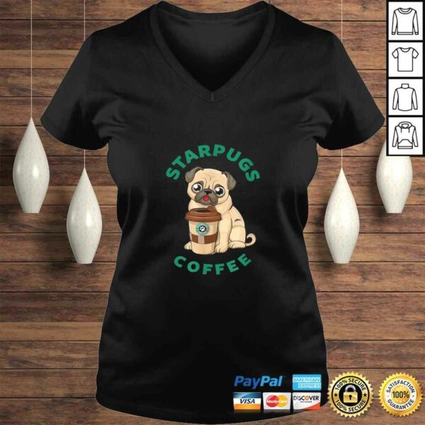 Starpugs Coffee Pug Doglover Shirt