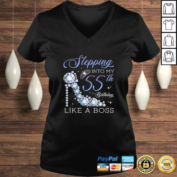 Stepping Into 55th Birthday Born 1965 Gifts 55 Years Old Shirt