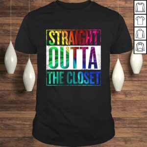 Straight Outta The Closet LGBT Gay Pride Shirt Straight Outta The Closet LGBT Gay Pride Shirt