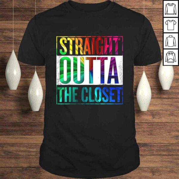 Straight Outta The Closet LGBT Gay Pride Shirt