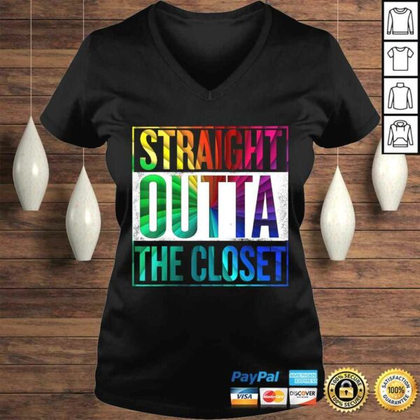 Straight Outta The Closet LGBT Gay Pride Shirt