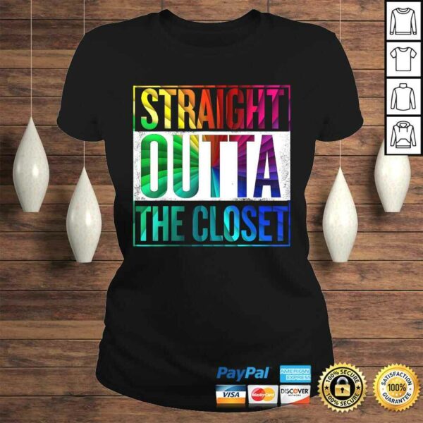 Straight Outta The Closet LGBT Gay Pride Shirt