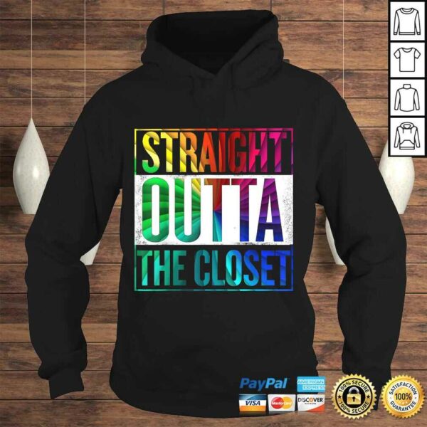 Straight Outta The Closet LGBT Gay Pride Shirt