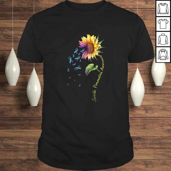 Suicide Prevention Awareness Sunflower Shirt