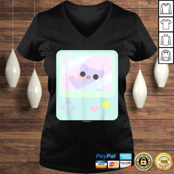 Super Kawaii Gamer Cat kitty Pastel Anime Inspired Tee T-Shirt