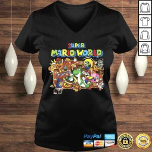 Super Mario World Retro Map Graphic TShirt 1 Super Mario World Retro Map Graphic TShirt 2