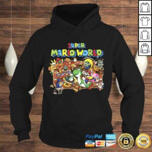 Super Mario World Retro Map Graphic TShirt 3 Super Mario World Retro Map Graphic TShirt 4