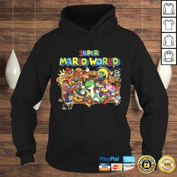 Super Mario World Retro Map Graphic TShirt