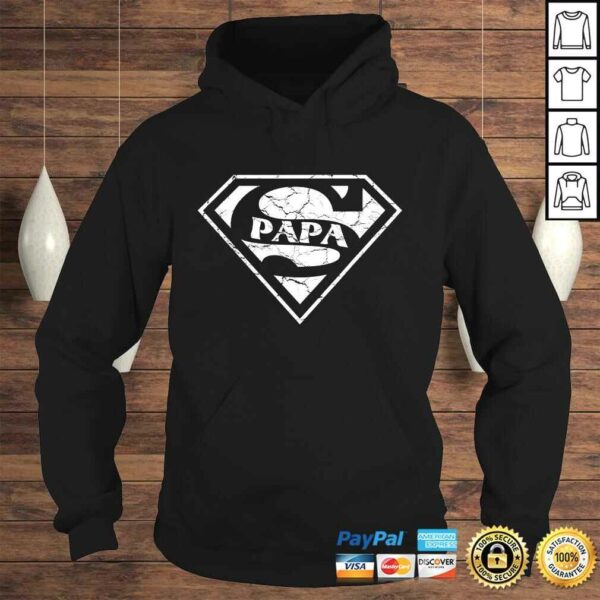 Super Papa Shirt Fun Fathers Day Gifts for Dad Gift Top