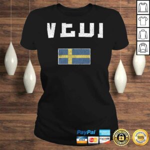 Sweden Shirt Vintage Sports Design Swedish Flag Tee 2 Sweden Shirt Vintage Sports Design Swedish Flag Tee 3