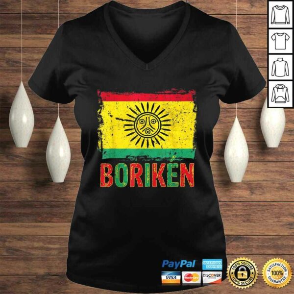 Taino Nation Flag Boriken Borinquen Native American Arawak Shirt