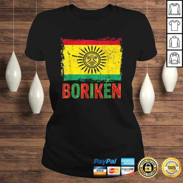 Taino Nation Flag Boriken Borinquen Native American Arawak Shirt