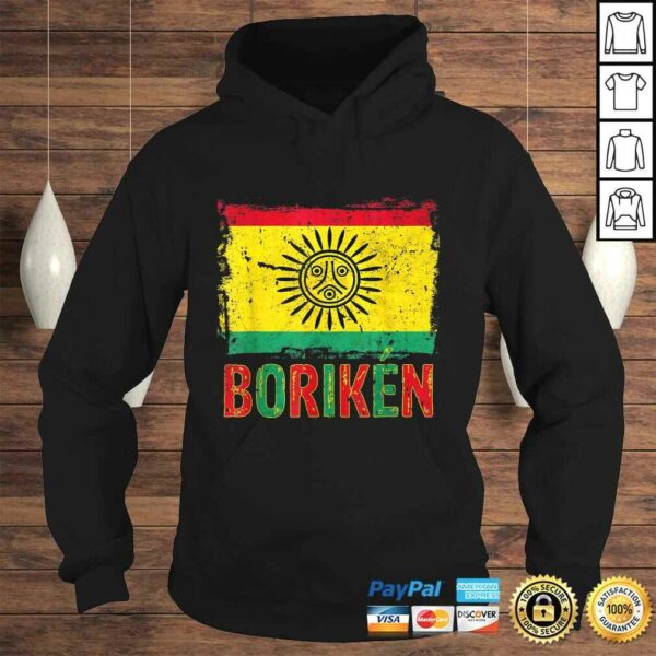 Taino Nation Flag Boriken Borinquen Native American Arawak Shirt