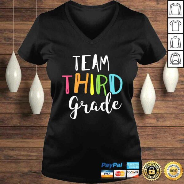 Team 3rd Third Grade Teacher Back To School Shirt Top