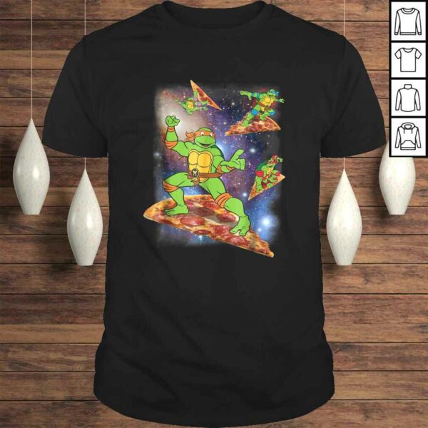 Teenage Mutant Ninja Turtles Cosmic Pizza Surfing Tee Shirt