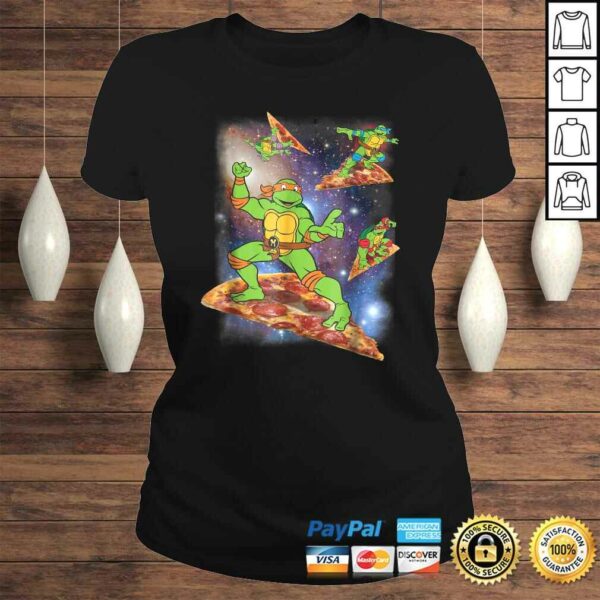 Teenage Mutant Ninja Turtles Cosmic Pizza Surfing Tee Shirt