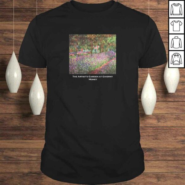 The Artists Garden at Giverny Shirt Monet 1900