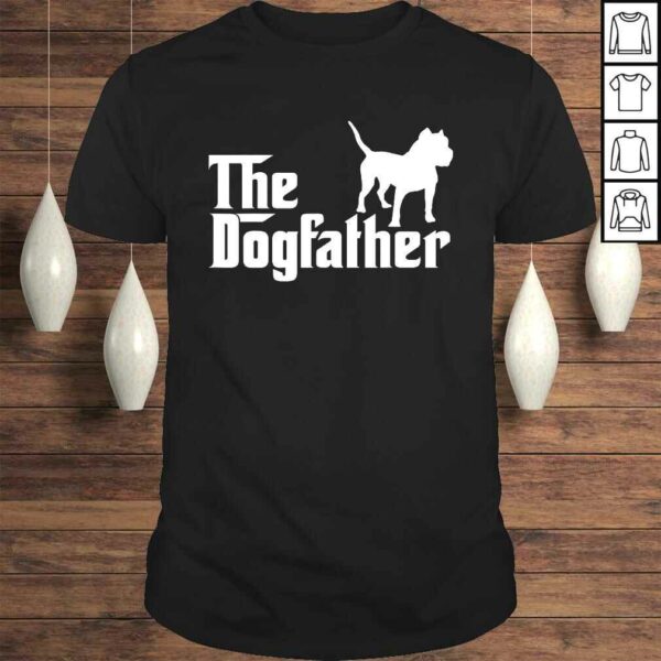 The Dogfather Pit Bull Funny TShirt