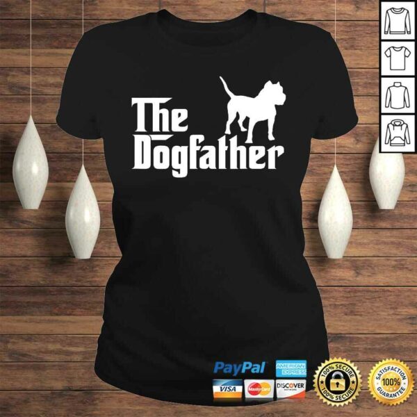 The Dogfather Pit Bull Funny TShirt