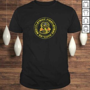 The Karate Kid STRIKE FIRST STRIKE HARD NO MERCY Tee T-Shirt The Karate Kid STRIKE FIRST STRIKE HARD NO MERCY Tee T-Shirt
