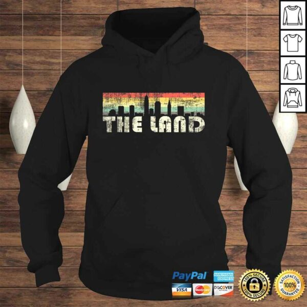 The Land Shirt Cleveland  CLE Skyline 70s Retro Vintage