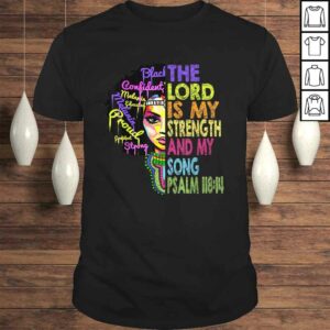 The Lord is My Strength and My Song African Christian Gift TShirt 1