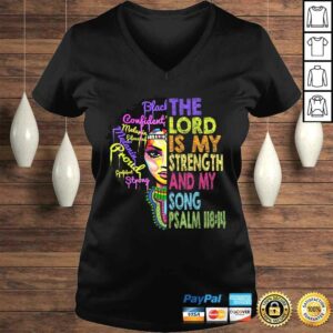 The Lord is My Strength and My Song African Christian Gift TShirt 1 The Lord is My Strength and My Song African Christian Gift TShirt 2