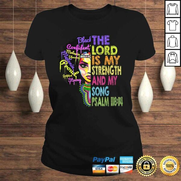 The Lord is My Strength and My Song African Christian Gift TShirt