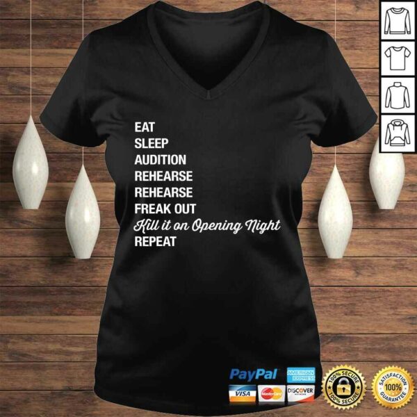 Theater Geek Gift Musical Life Eat sleep theatre TShirt