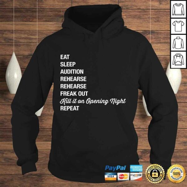 Theater Geek Gift Musical Life Eat sleep theatre TShirt