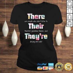 There Their Theyre Shirt English Grammar Funny Teacher 3