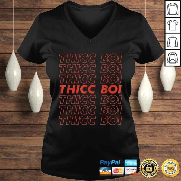 Thicc Boi Thick Boy Funny Dank Meme Gifts For Men Sarcastic TShirt