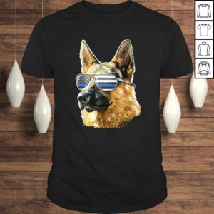 Thin Blue Line Flag K9 Shirt German Shepherd Police Dog TShirt Thin Blue Line Flag K9 Shirt German Shepherd Police Dog TShirt
