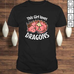 This Girl Loves Dragons Girls Dragon Shirt Kids Pajamas Gift This Girl Loves Dragons Girls Dragon Shirt Kids Pajamas Gift