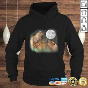 Three Moon Capybaras Shirt Funny Cute Animal Parody Tee 3 Three Moon Capybaras Shirt Funny Cute Animal Parody Tee 4