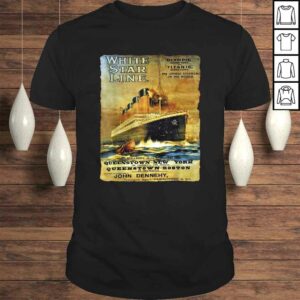 Titanic shirt for kids Sailing Ship Cruise Vintage Poster Titanic shirt for kids Sailing Ship Cruise Vintage Poster