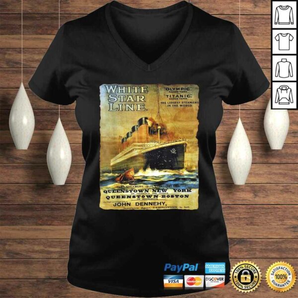 Titanic shirt for kids Sailing Ship Cruise Vintage Poster