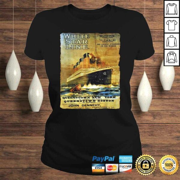 Titanic shirt for kids Sailing Ship Cruise Vintage Poster