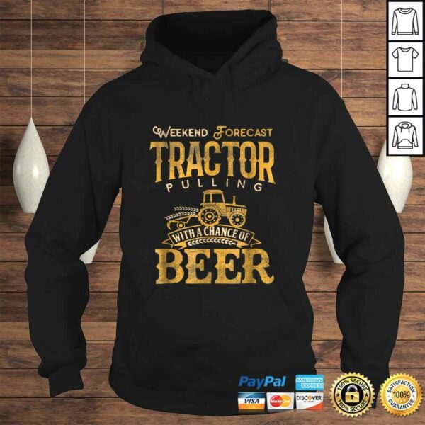 Tractor Pulling Shirt Weekend Forecast Tractor Beer Gift