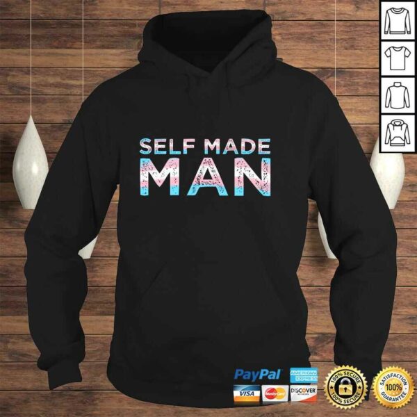 Trans Self Made Man FTM Transgender Flag T-shirt