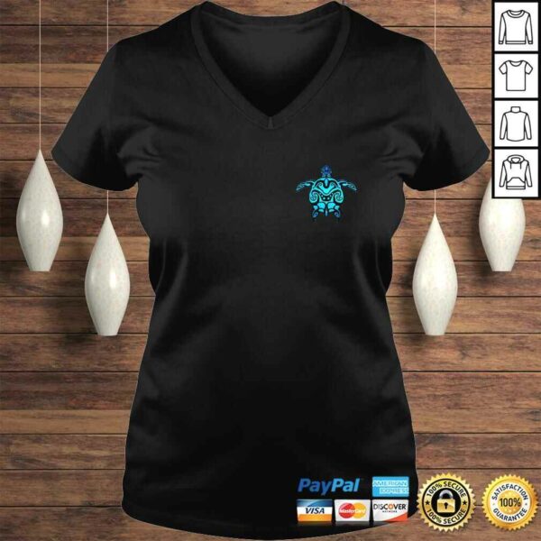 Tribal Hawaiian Maori Sun Sea Turtle TShirt