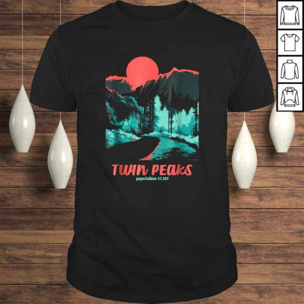 Twin Peaks Classic Tonal Color Pop Poster Graphic Shirt