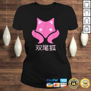 Two Tailed Fox Shirt Tee Japanese Anime Shirts 2 Two Tailed Fox Shirt Tee Japanese Anime Shirts 3