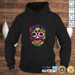 Tye Dye Day of the Dead Shirt Art-70's Style Sugar Skull Gift TShirt 3 Tye Dye Day of the Dead Shirt Art 70s Style Sugar Skull Gift TShirt 4