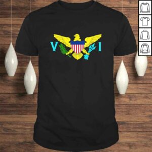 USVI Shirt US Virgin Islands Flag Gift Tee USVI Shirt US Virgin Islands Flag Gift Tee