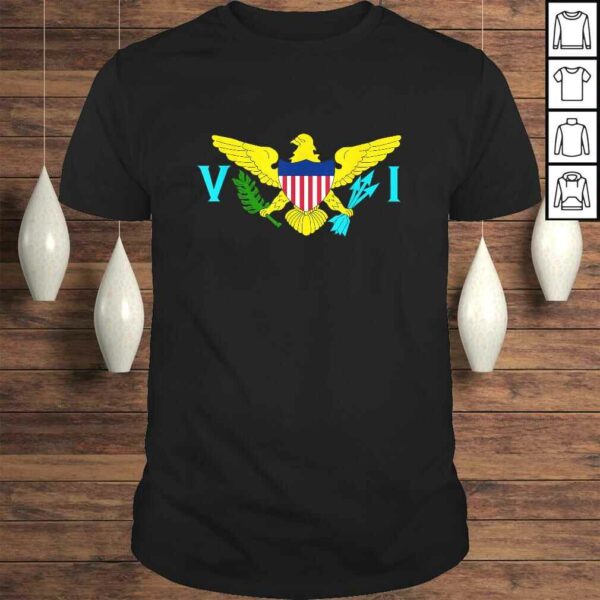 USVI Shirt  US Virgin Islands Flag Gift Tee