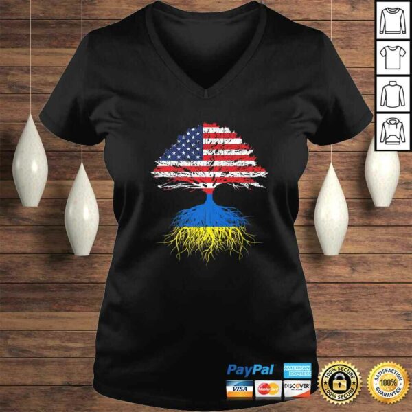 Ukrainian Roots American Grown Ukraine Shirt Men Women Kids