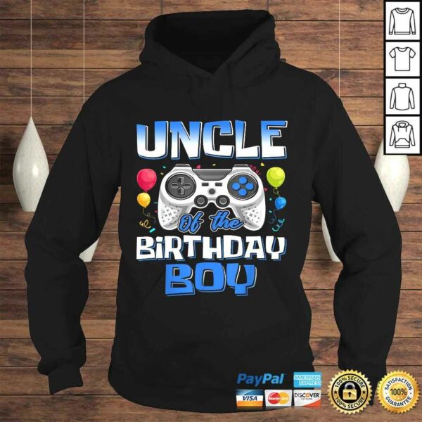 Uncle Of The Birthday Boy Matching Video Gamer Birthday TShirt