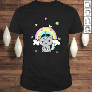 Unicorn Cat Rainbow Caticorn Kittycorn cute Kawaii V-Neck T-Shirt Unicorn Cat Rainbow Caticorn Kittycorn cute Kawaii V-Neck T-Shirt