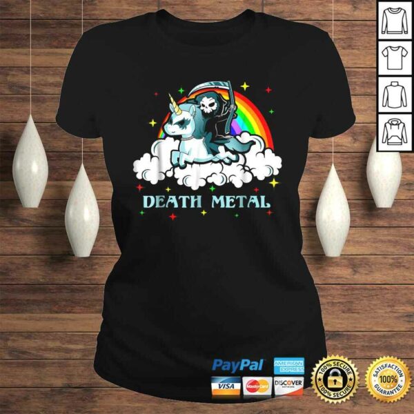 Unicorn Death Metal Rocker Go To Hell Shirt